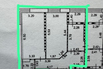 2-к квартира, 70,5 м², 6/8 эт.